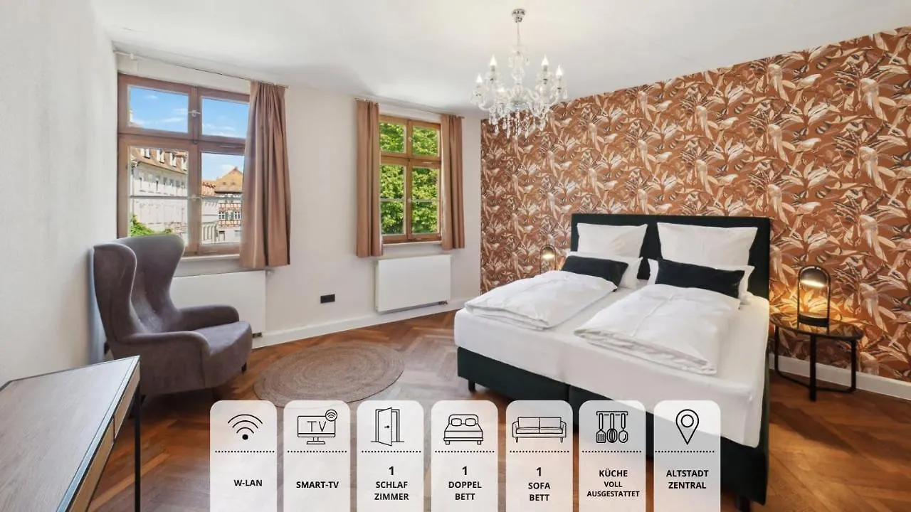 Sandapart34 - 4 Tolle Fewos Von 1-9 Pers Mitten In Der Altstadt Bamberg Deutschland